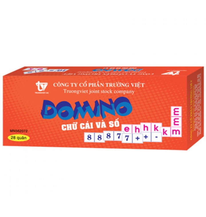 Domino chữ cái và số